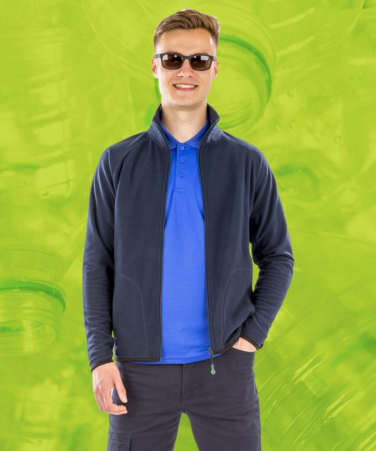 Result Genuine Recycled &#8211; Recycled Microfleece Jacket R907X, Vivid Promotion Workwear