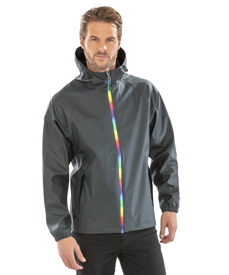 Result Genuine Recycled - Prism Pu Waterproof Jacket With Recycled Backing R908X