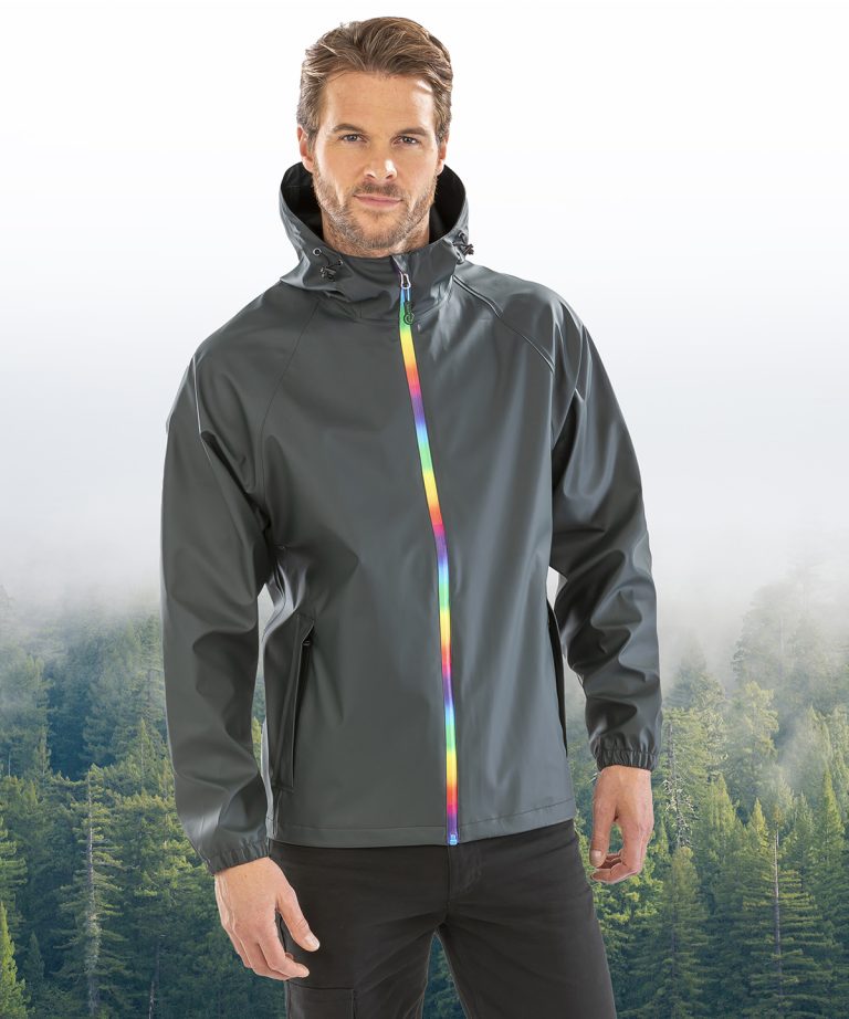 Alternative view of Result Genuine Recycled - Prism Pu Waterproof Jacket With Recycled Backing R908X
