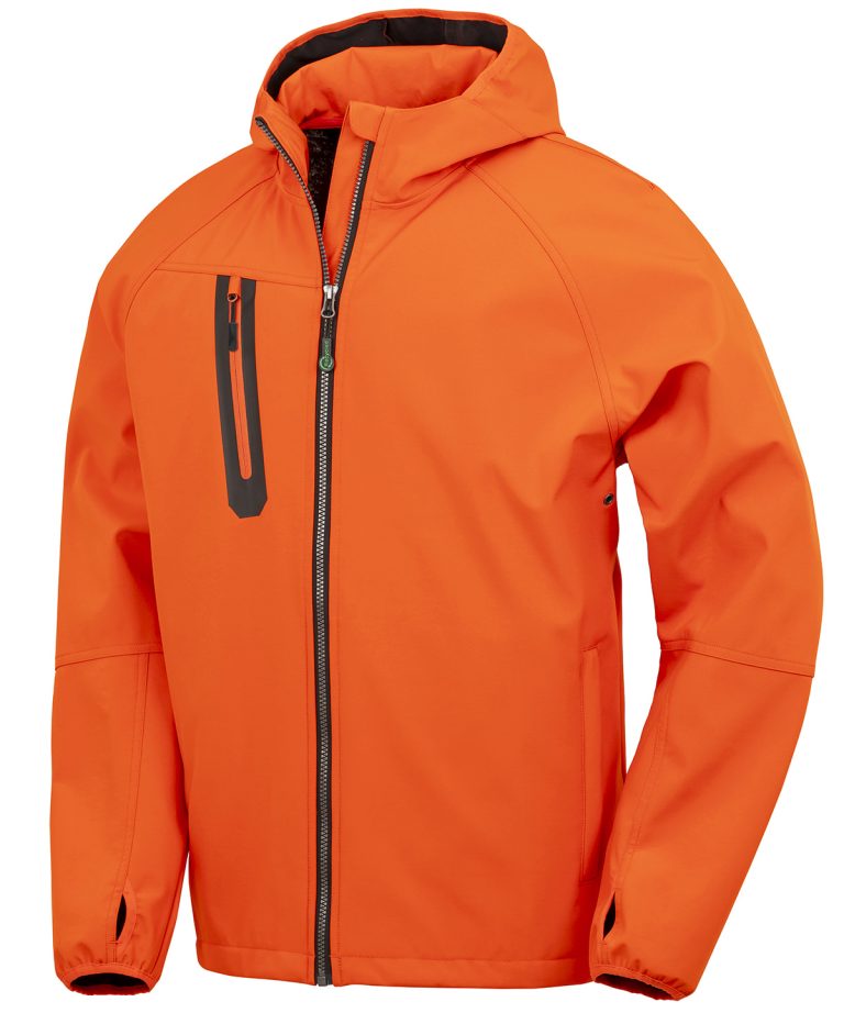 Result Genuine Recycled &#8211; 3 Layer Recycled Printable Casual Hooded Softshell R909X, Vivid Promotion Workwear