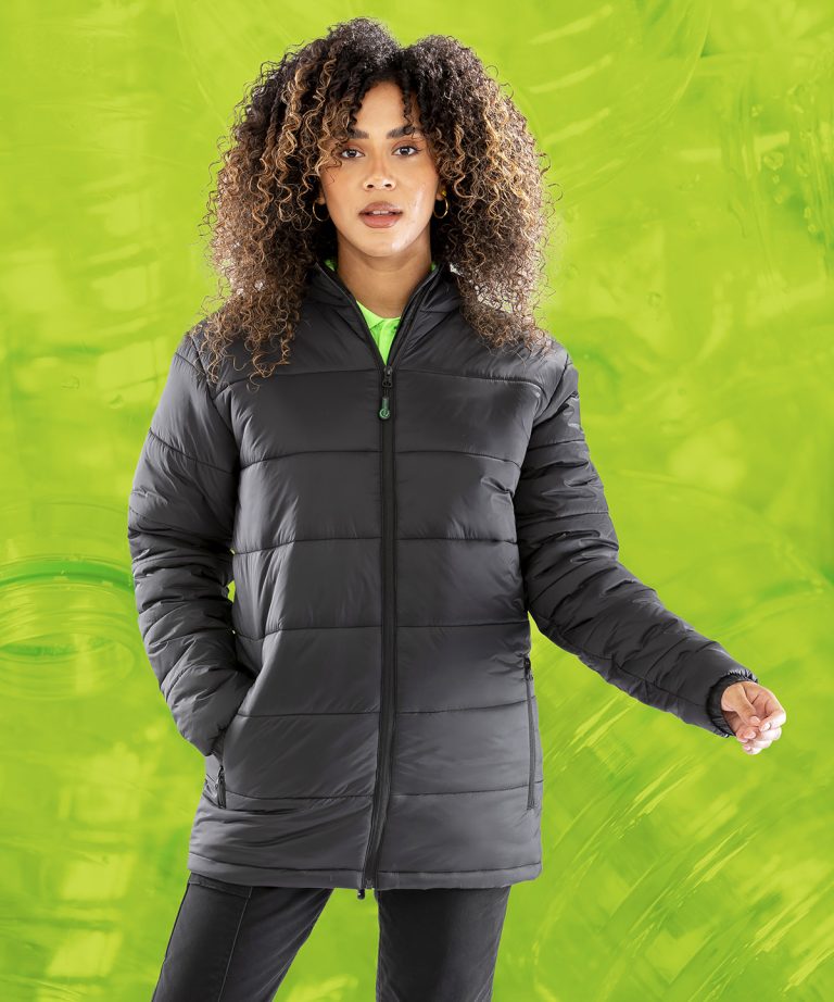 Alternative view of Result Genuine Recycled - Recycled Hooded Padded Parka R910X