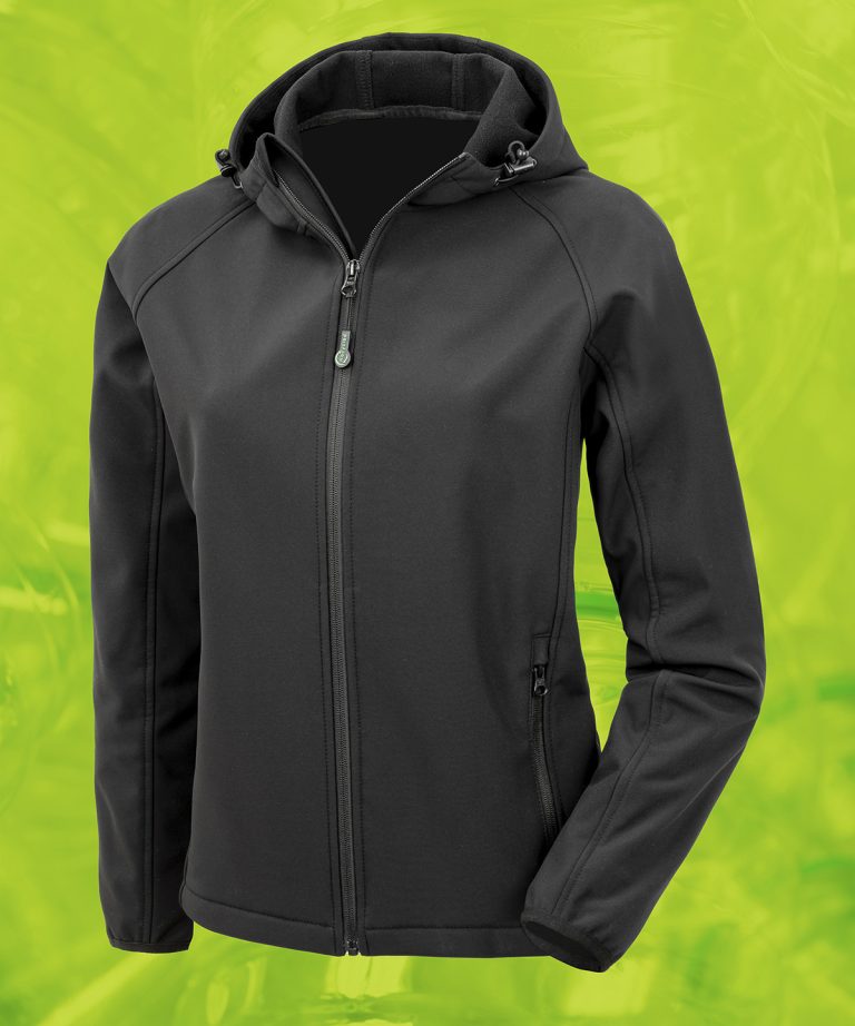 Alternative view of Result Genuine Recycled - Womens Recycled 3 - Layer Printable Hooded Softshell R911F