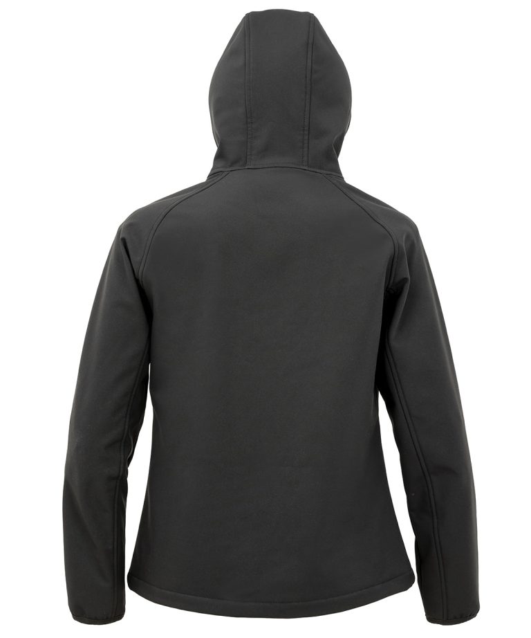 Result Genuine Recycled &#8211; Womens Recycled 3 &#8211; Layer Printable Hooded Softshell R911F, Vivid Promotion Workwear