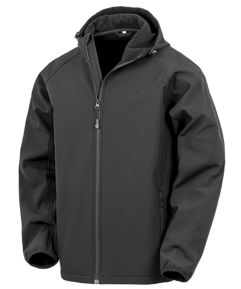 Result Genuine Recycled &#8211; Recycled 3 Layer Printable Hooded Softshell R911M, Vivid Promotion Workwear
