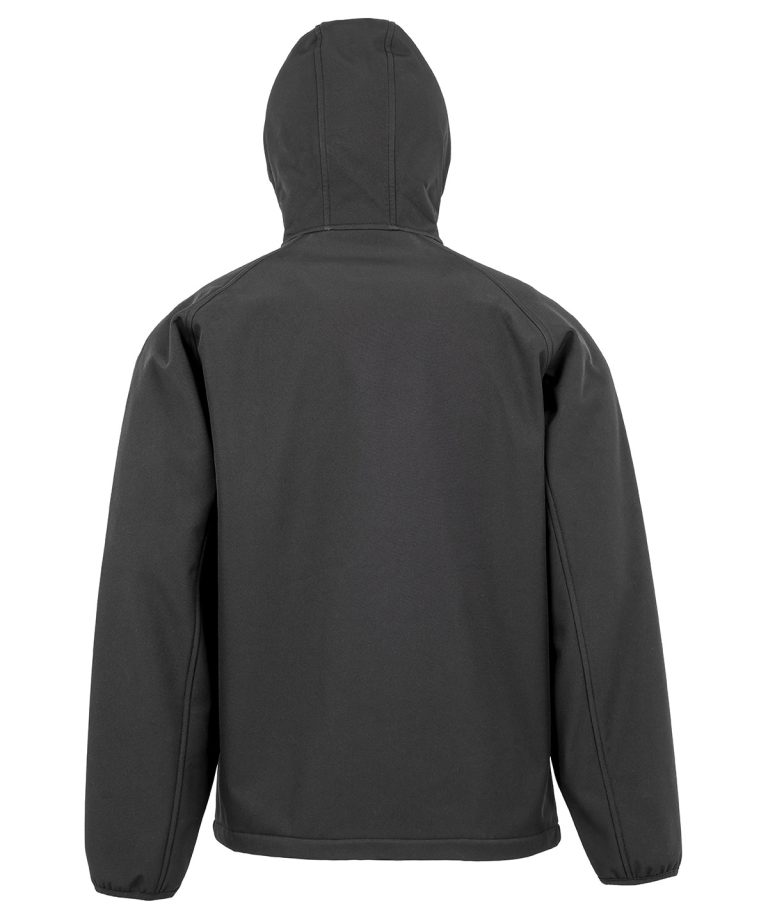 Result Genuine Recycled &#8211; Recycled 3 Layer Printable Hooded Softshell R911M, Vivid Promotion Workwear