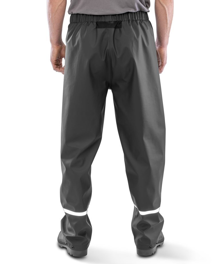 Alternative view of Result Genuine Recycled - Prism Pu Waterproof Trousers With Reflective Bands And Recycled Backing R916X