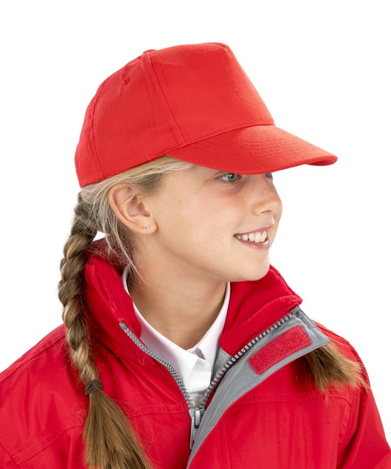 Result Genuine Recycled &#8211; Core Junior Recycled Printers Cap R984J, Vivid Promotion Workwear