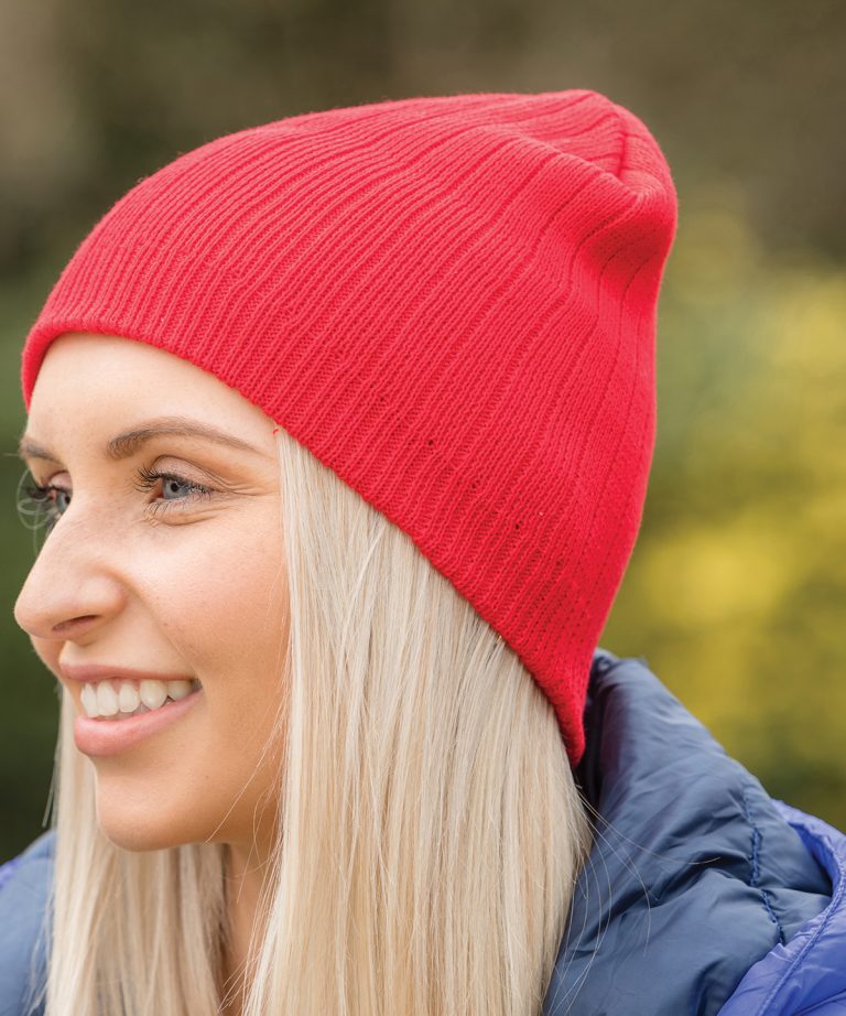 Result Winter Essentials - Cotton Knitted Beanie Hat RC074