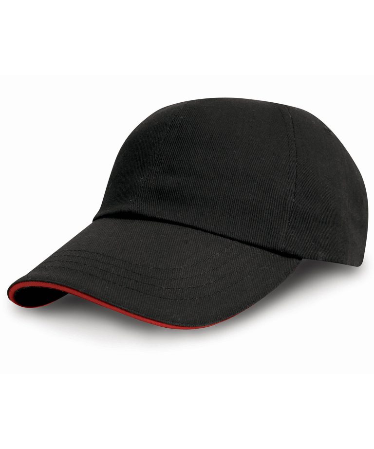 Result Headwear - Heavy Cotton Drill Pro - Style With Sandwich Peak RC10P