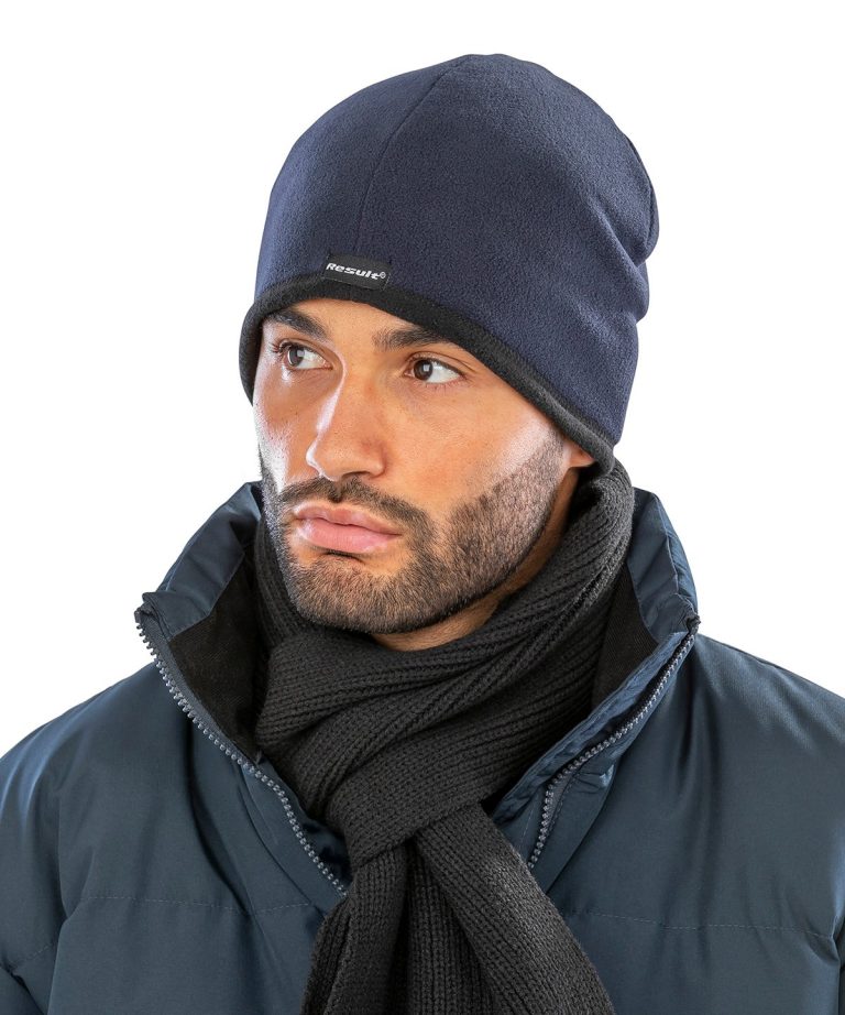 Result Winter Essentials - Reversible Microfleece Bob Hat RC142