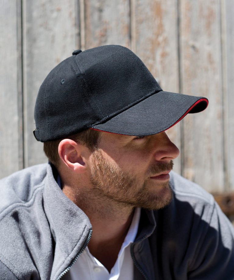 Alternative view of Result Headwear - Pro - Style Heavy Cotton Cap With Sandwich Peak RC25P