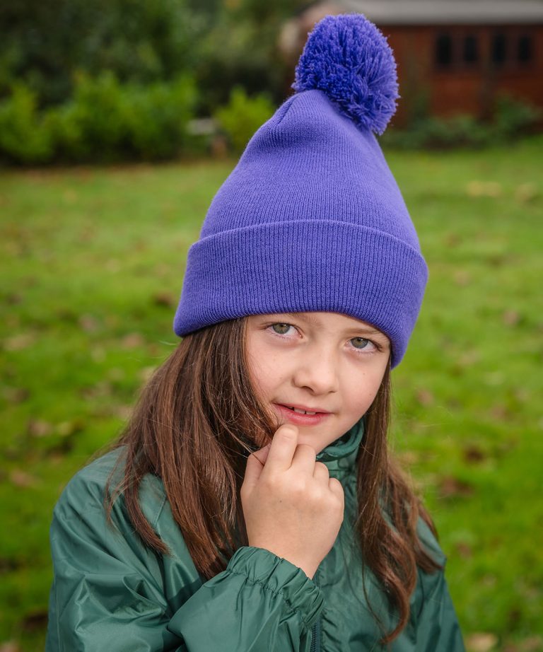 Alternative view of Result Winter Essentials - Junior Pom Pom Beanie RC28J