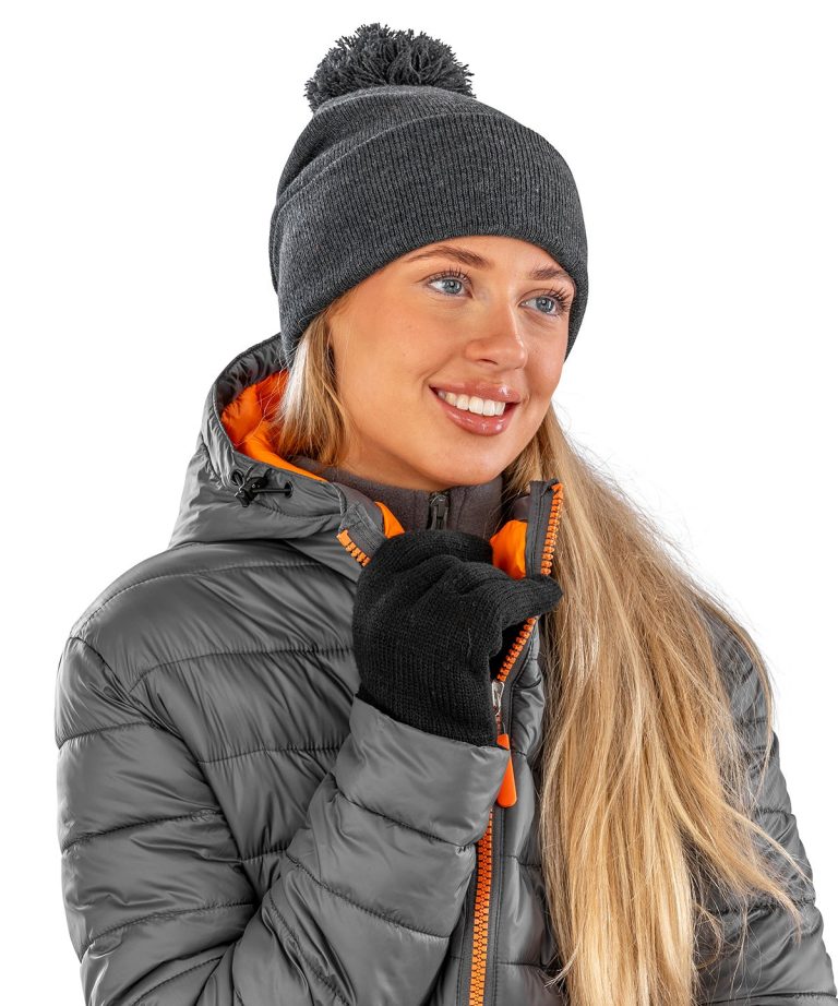 Result Winter Essentials &#8211; Pom Pom Beanie RC28X, Vivid Promotion Workwear