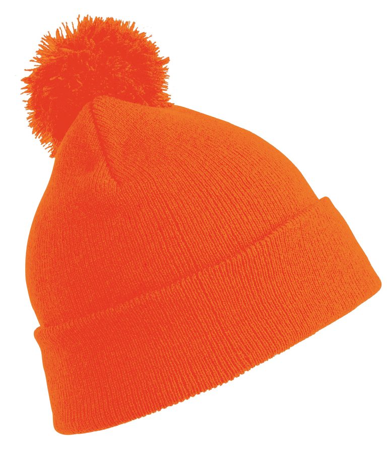 Result Winter Essentials &#8211; Pom Pom Beanie RC28X, Vivid Promotion Workwear