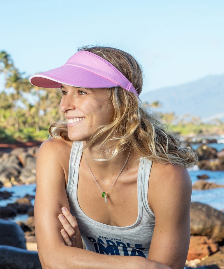 Result Headwear - Herringbone Sun Visor With Sandwich Peak RC48X