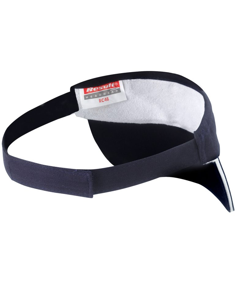 Result Headwear – Herringbone Sun Visor With Sandwich Peak RC48X, Vivid Promotion Workwear Result Headwear – Herringbone Sun Visor With Sandwich Peak RC48X, Vivid Promotion Workwear