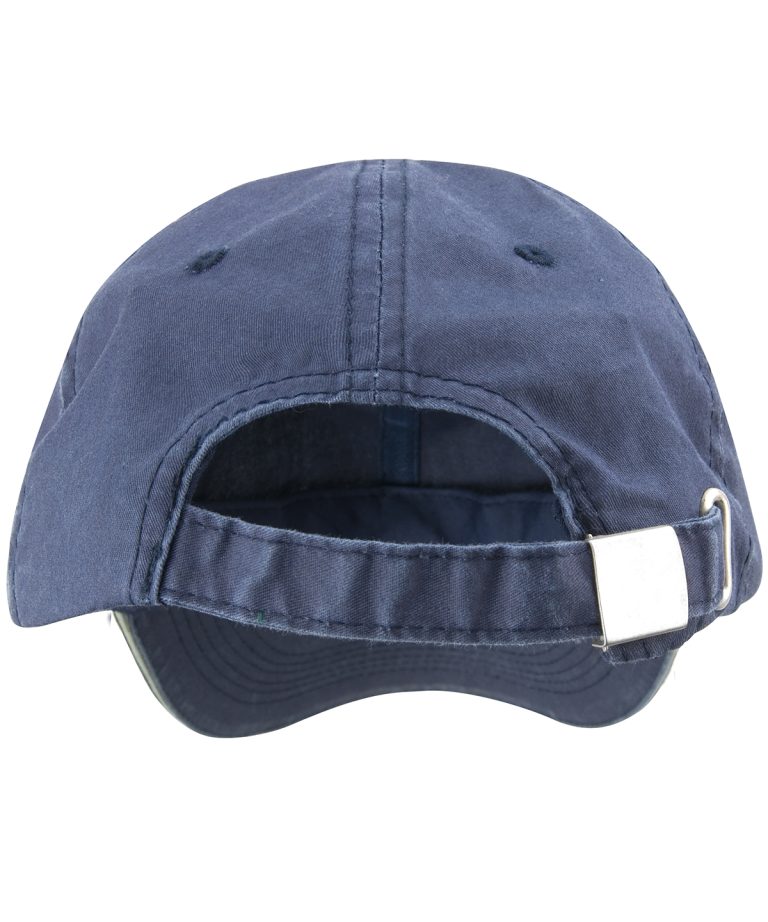 Result Headwear &#8211; Washed Fine Line Cotton Cap With Sandwich Peak RC54X, Vivid Promotion Workwear