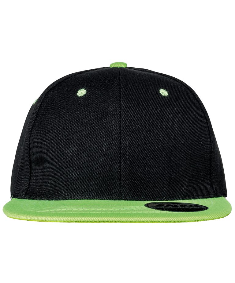 Alternative view of Result Headwear - Bronx Original Flat Peak Snapback Dual Colour Cap RC82X