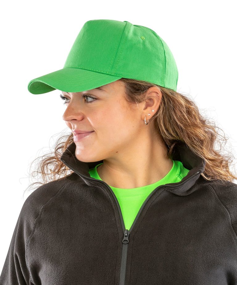 Result Headwear - Boston 5 - Panel Polycotton Printers Cap RC84X