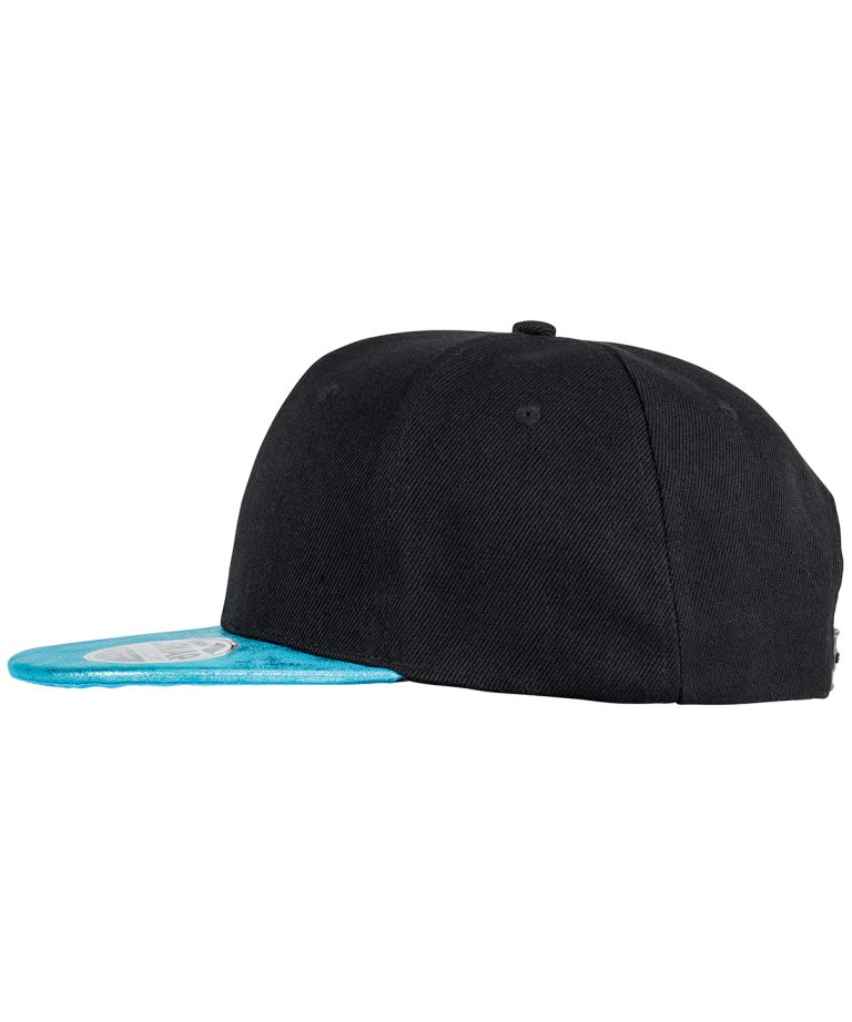 Alternative view of Result Headwear - Bronx Glitter Flat Peak Snapback Cap RC87X