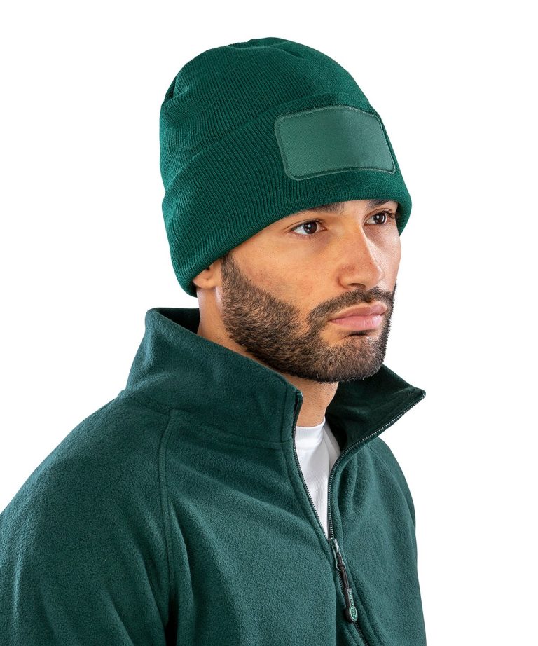 Result Genuine Recycled &#8211; Recycled Double Knit Printers Beanie RC927, Vivid Promotion Workwear