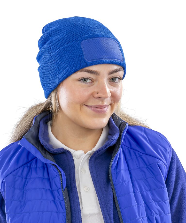 Result Genuine Recycled &#8211; Recycled Double Knit Printers Beanie RC927, Vivid Promotion Workwear