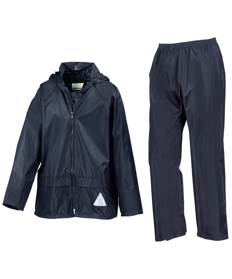 Result &#8211; Junior Waterproof Jacket And Trouser Set RE95J, Vivid Promotion Workwear