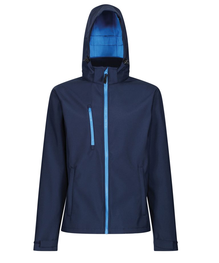 Alternative view of Regatta Professional - Venturer 3 - Layer Hooded Softshell Jacket RG152