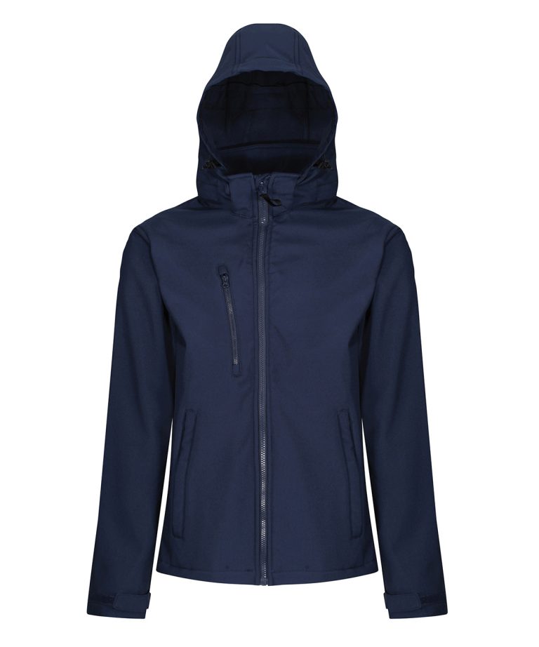 Regatta Professional &#8211; Venturer 3 &#8211; Layer Hooded Softshell Jacket RG152, Vivid Promotion Workwear