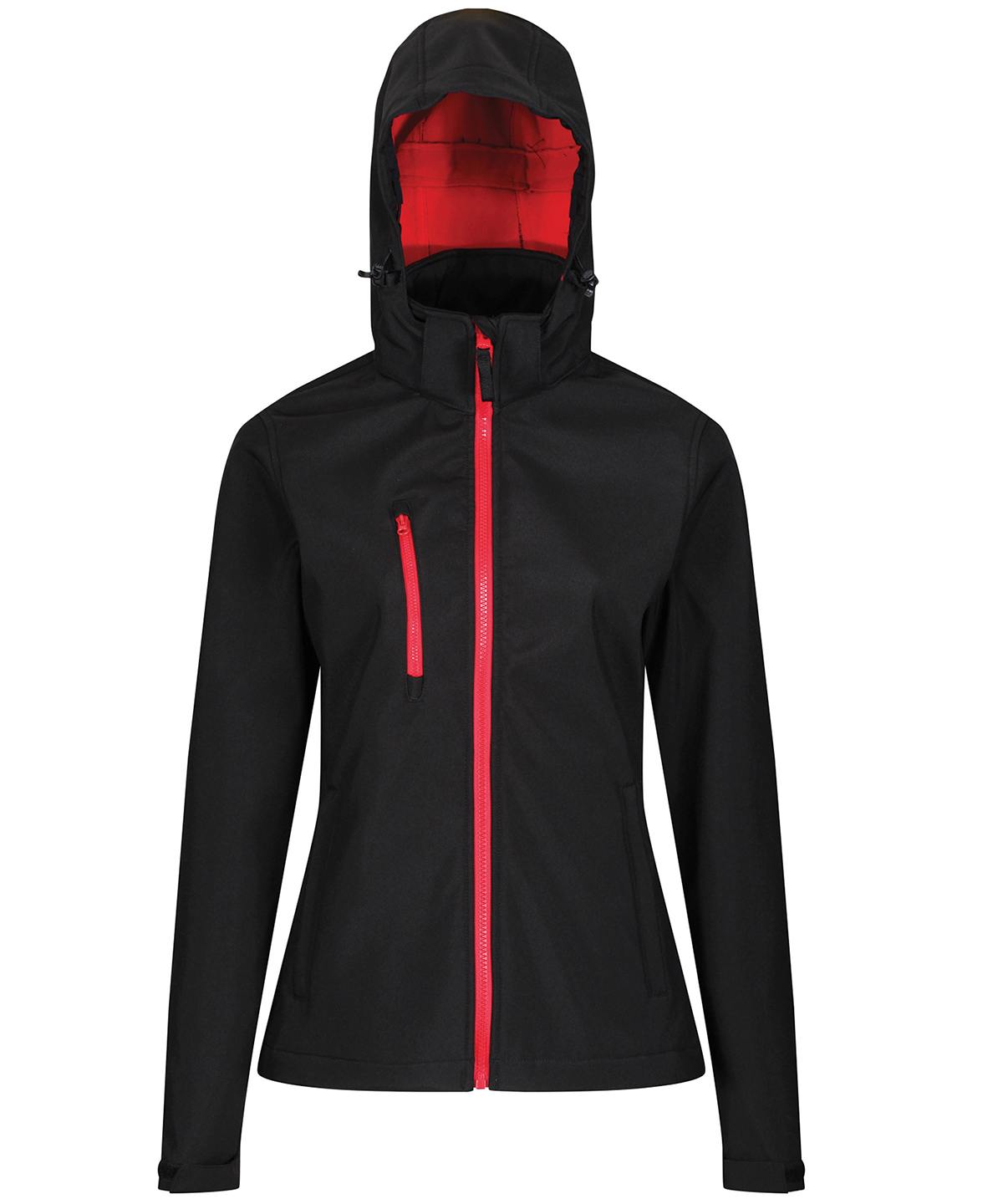 Regatta Professional – Womens Venturer 3 – Layer Hooded Softshell Jacket RG153, Vivid Promotion Workwear Regatta Professional – Womens Venturer 3 – Layer Hooded Softshell Jacket RG153, Vivid Promotion Workwear