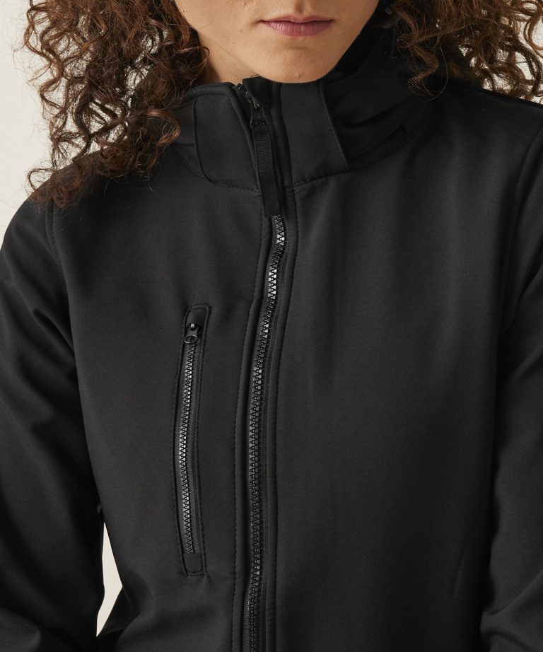 Alternative view of Regatta Professional - Womens Venturer 3 - Layer Hooded Softshell Jacket RG153