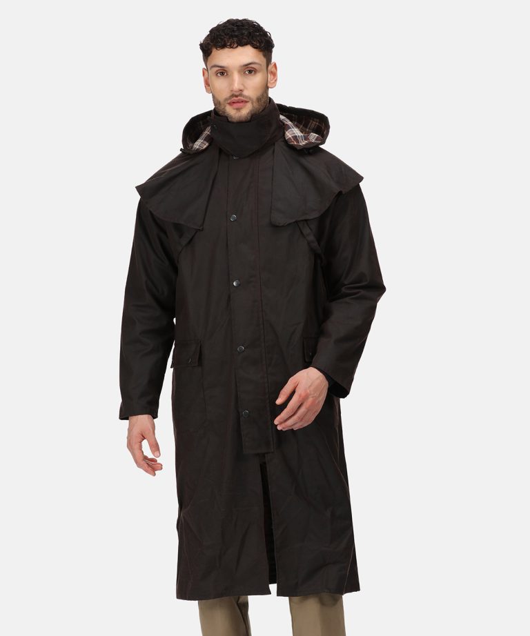 Regatta Professional &#8211; Cranbrook Caped Wax Riding Jacket RG172, Vivid Promotion Workwear