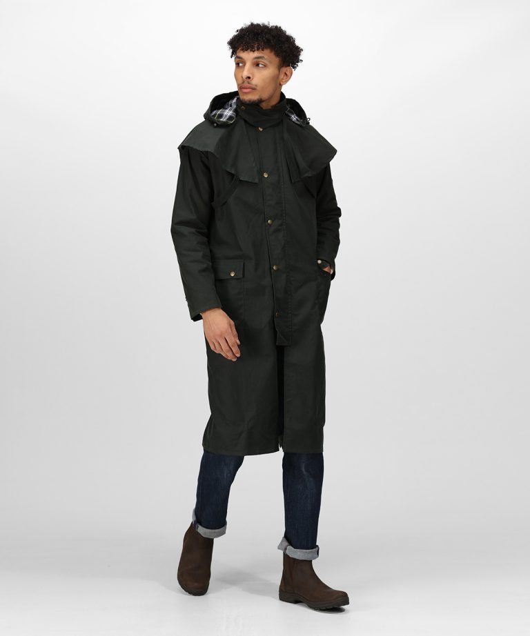 Regatta Professional &#8211; Cranbrook Caped Wax Riding Jacket RG172, Vivid Promotion Workwear