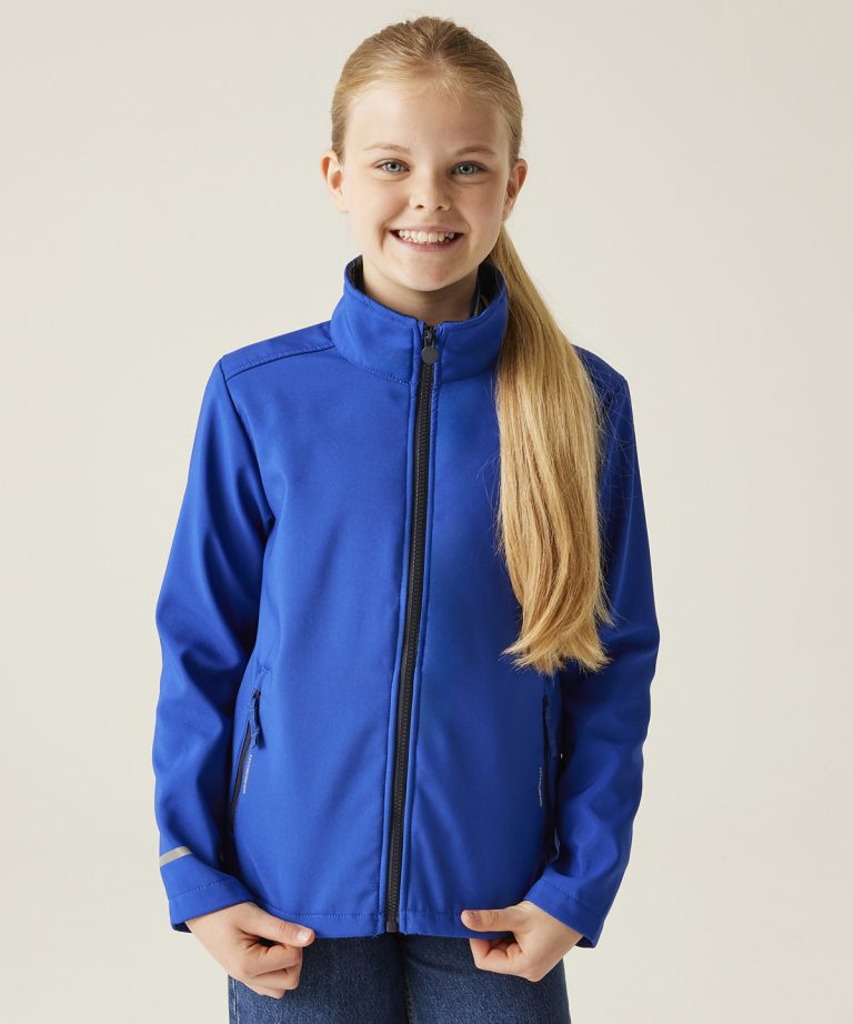 Regatta Junior &#8211; Kids Ablaze Softshell Jacket RG332, Vivid Promotion Workwear