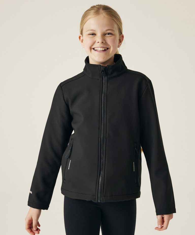 Regatta Junior &#8211; Kids Ablaze Softshell Jacket RG332, Vivid Promotion Workwear