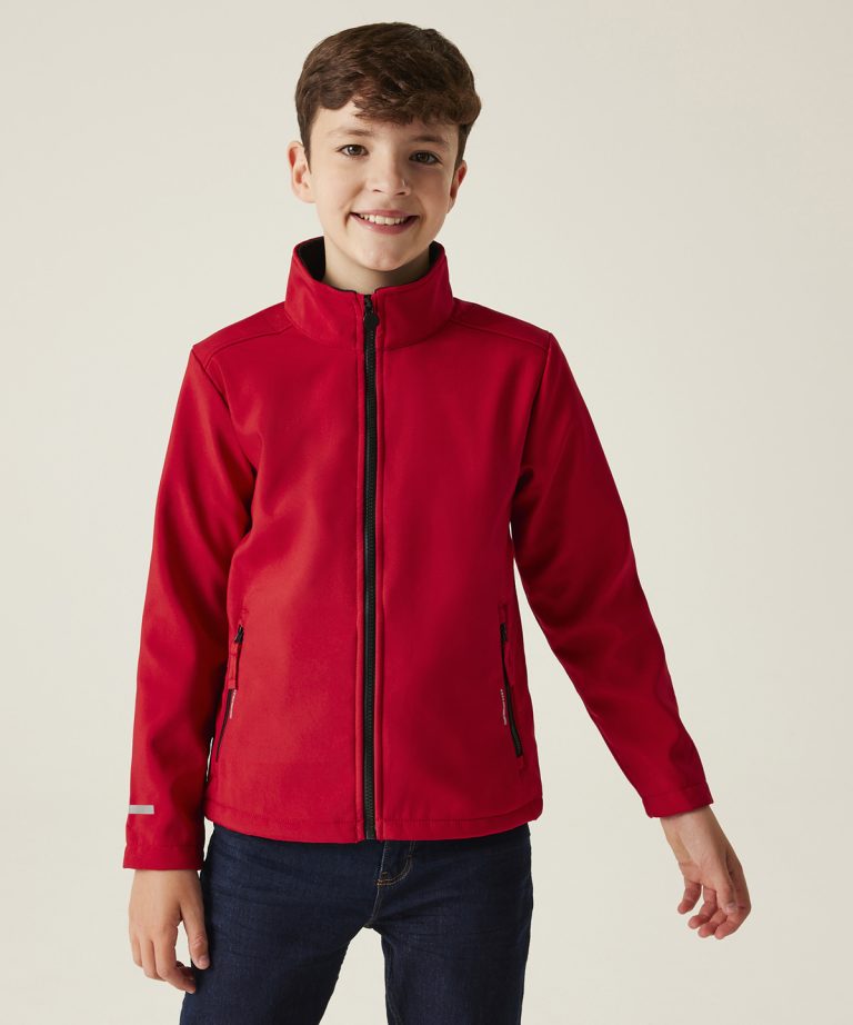 Regatta Junior &#8211; Kids Ablaze Softshell Jacket RG332, Vivid Promotion Workwear