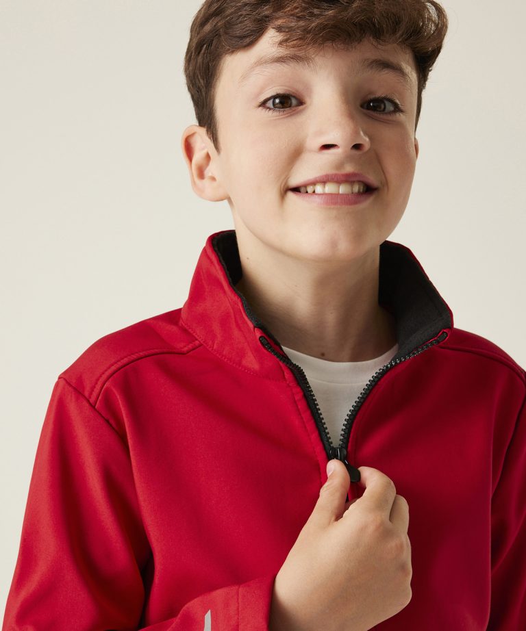 Regatta Junior &#8211; Kids Ablaze Softshell Jacket RG332, Vivid Promotion Workwear