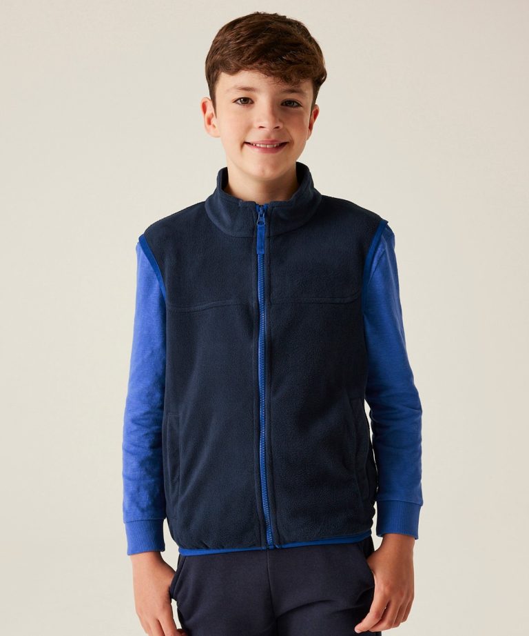 Regatta Junior &#8211; Kids Microfleece Bodywarmer RG333, Vivid Promotion Workwear