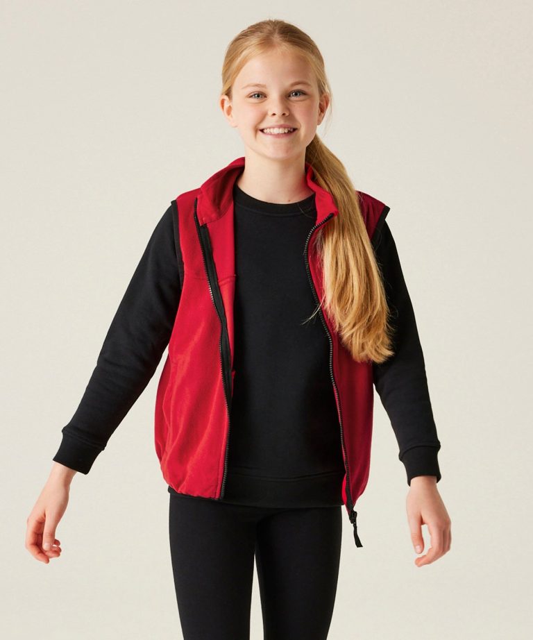 Regatta Junior &#8211; Kids Microfleece Bodywarmer RG333, Vivid Promotion Workwear