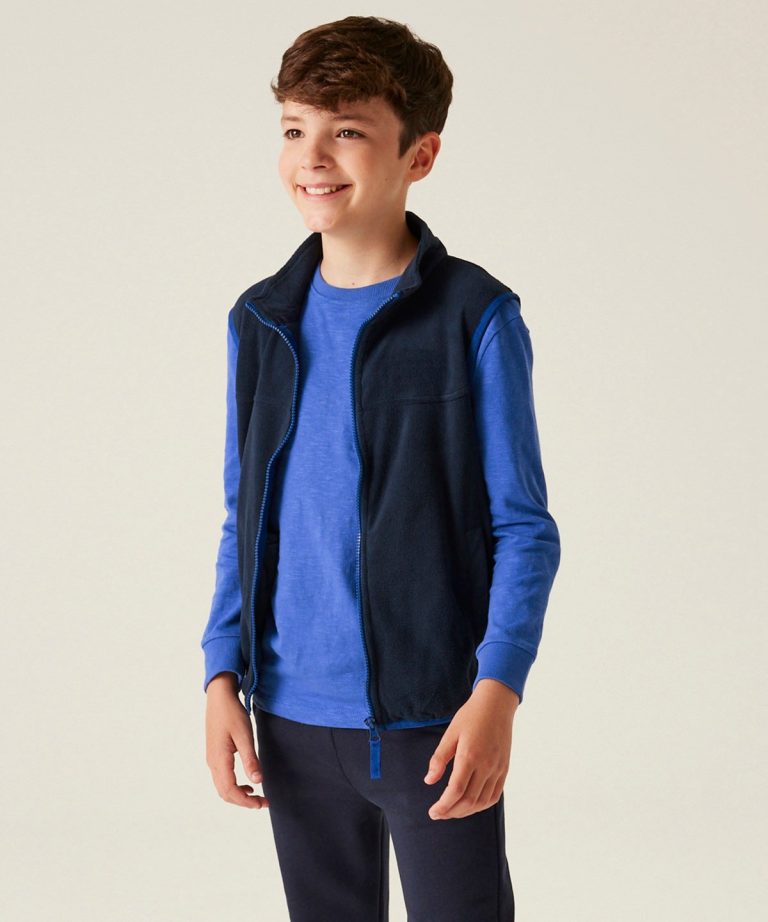 Regatta Junior &#8211; Kids Microfleece Bodywarmer RG333, Vivid Promotion Workwear