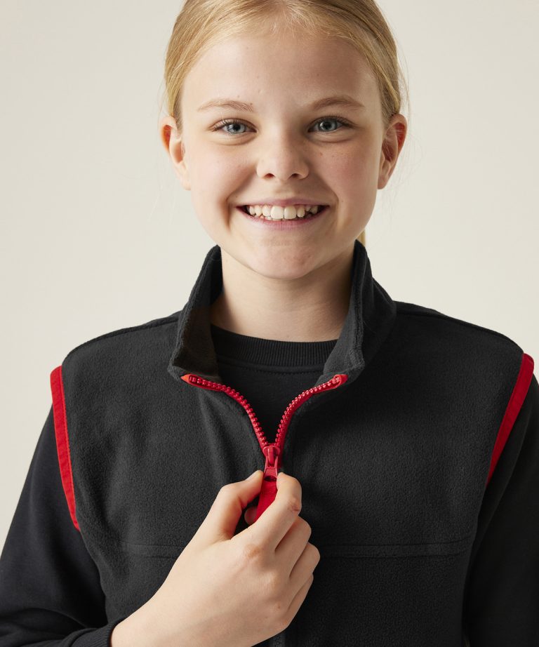 Regatta Junior &#8211; Kids Microfleece Bodywarmer RG333, Vivid Promotion Workwear