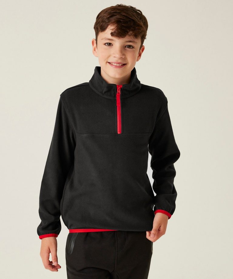 Regatta Junior &#8211; Kids Half &#8211; Zip Microfleece RG334, Vivid Promotion Workwear