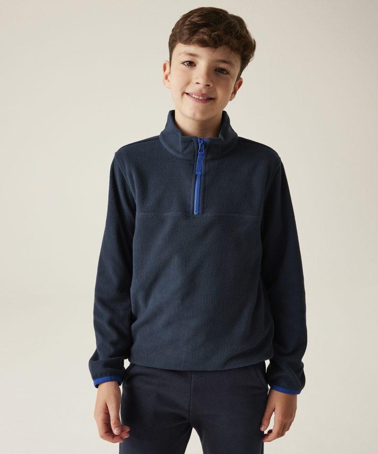 Regatta Junior &#8211; Kids Half &#8211; Zip Microfleece RG334, Vivid Promotion Workwear