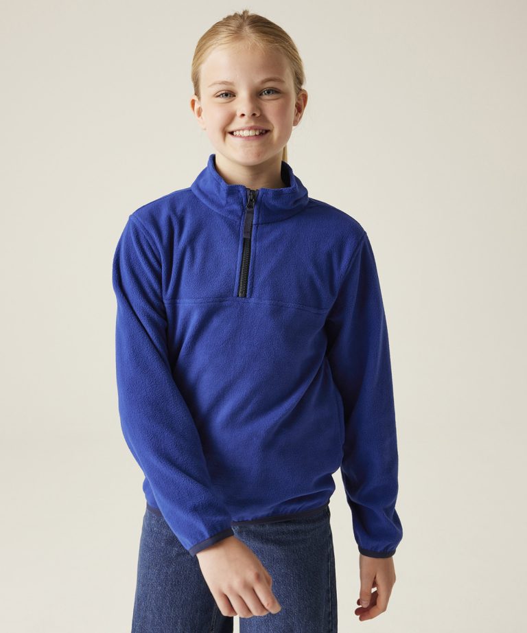 Regatta Junior &#8211; Kids Half &#8211; Zip Microfleece RG334, Vivid Promotion Workwear