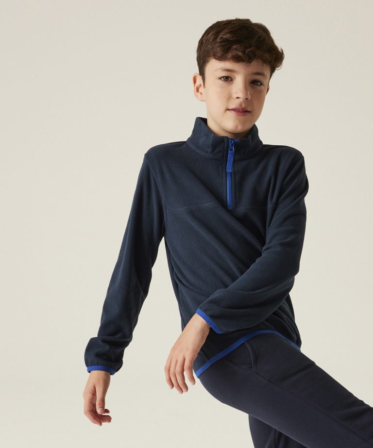 Regatta Junior &#8211; Kids Half &#8211; Zip Microfleece RG334, Vivid Promotion Workwear