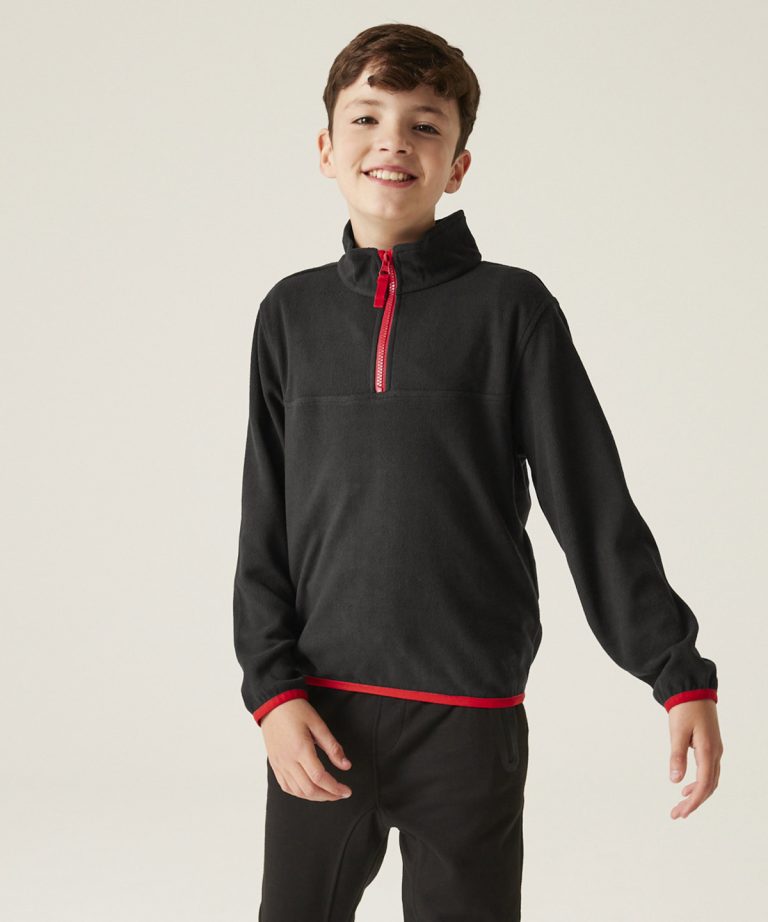 Regatta Junior &#8211; Kids Half &#8211; Zip Microfleece RG334, Vivid Promotion Workwear