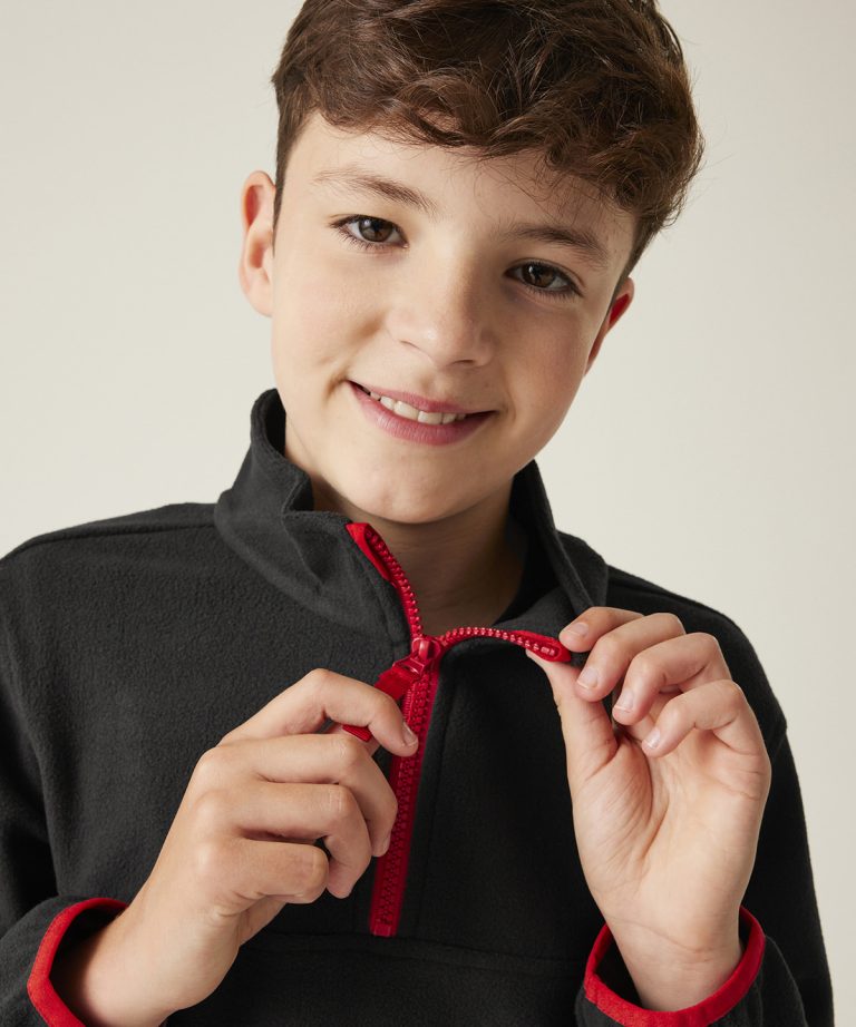 Regatta Junior &#8211; Kids Half &#8211; Zip Microfleece RG334, Vivid Promotion Workwear