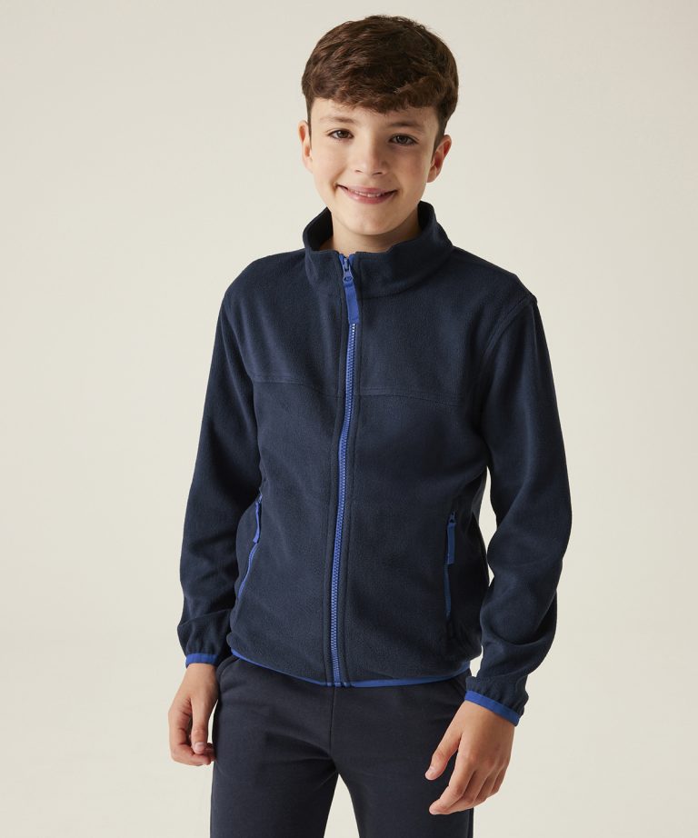 Regatta Junior &#8211; Kids Full &#8211; Zip Microfleece RG335, Vivid Promotion Workwear