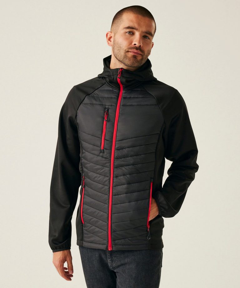 Regatta Professional &#8211; Navigate Hybrid Hooded Jacket RG339, Vivid Promotion Workwear