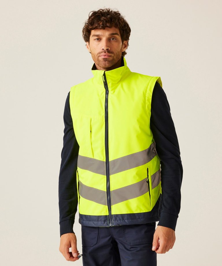Regatta High Visibility &#8211; High &#8211; Vis Pro Bodywarmer RG383, Vivid Promotion Workwear
